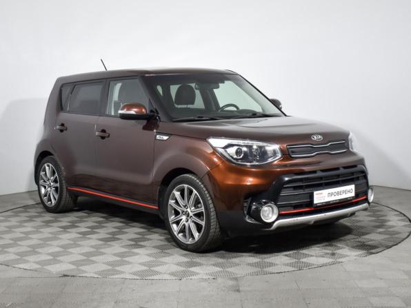 Kia Soul II Рестайлинг с пробегом 2017 года, цена 1 350 000 рублей, 92359 км, хэтчбек, Автокод Объявления