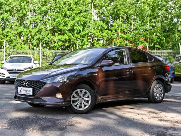 Hyundai Solaris II Рестайлинг с пробегом 2021 года, цена 1 390 000 рублей, 155274 км, седан, Автокод Объявления