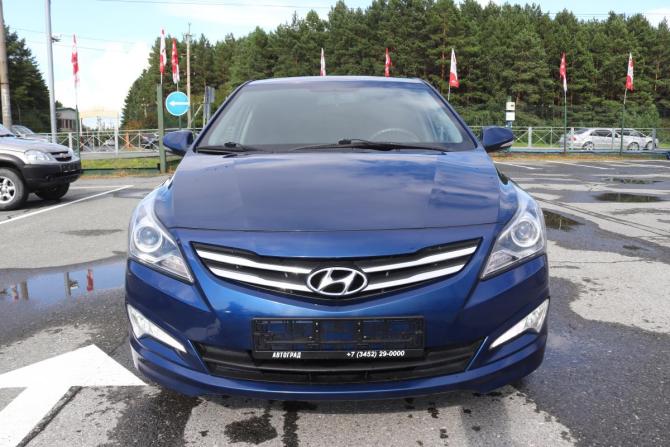 Hyundai Solaris I Рестайлинг с пробегом 2016 года, цена 1 149 995 рублей, 117243 км, седан, Автокод Объявления