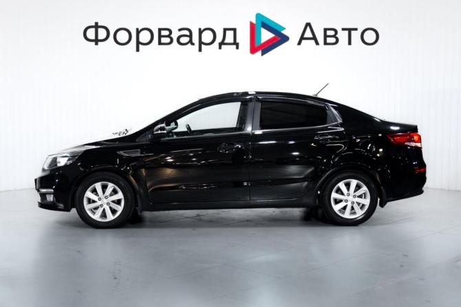Kia Rio III Рестайлинг с пробегом 2016 года, цена 1 090 000 рублей, 112476 км, седан, Автокод Объявления