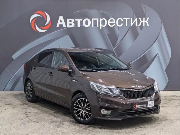 Kia Rio III Рестайлинг с пробегом 2015 года, цена 605 000 рублей, 182830 км, седан, Автокод Объявления
