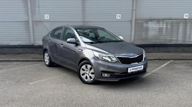 Kia Rio III Рестайлинг с пробегом 2017 года, цена 679 000 рублей, 124433 км, седан, Автокод Объявления