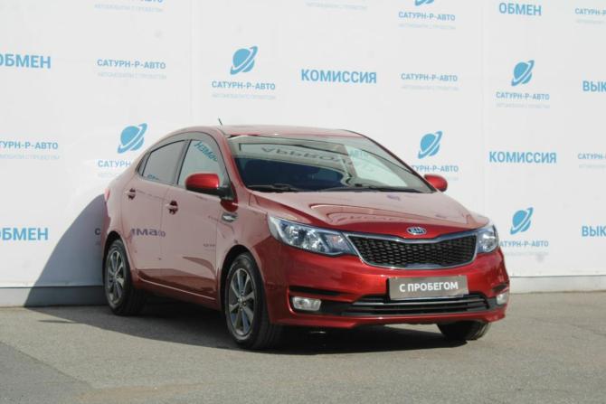 Kia Rio III Рестайлинг с пробегом 2017 года, цена 1 155 000 рублей, 80000 км, седан, Автокод Объявления