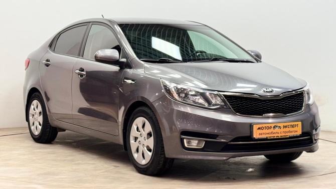 Kia Rio III Рестайлинг с пробегом 2016 года, цена 965 000 рублей, 152070 км, седан, Автокод Объявления