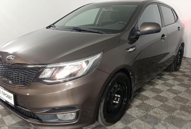 Kia Rio III Рестайлинг с пробегом 2016 года, цена 1 250 000 рублей, 106865 км, хэтчбек, Автокод Объявления