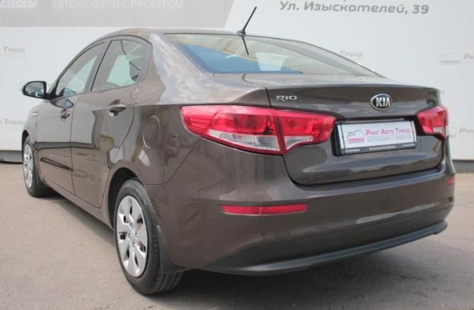 Kia Rio III Рестайлинг с пробегом 2015 года, цена 1 150 000 рублей, 124233 км, седан, Автокод Объявления