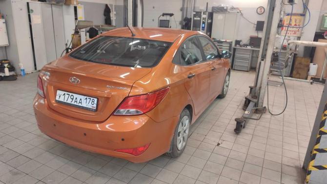 Hyundai Solaris I Рестайлинг с пробегом 2015 года, цена 800 000 рублей, 113782 км, седан, Автокод Объявления