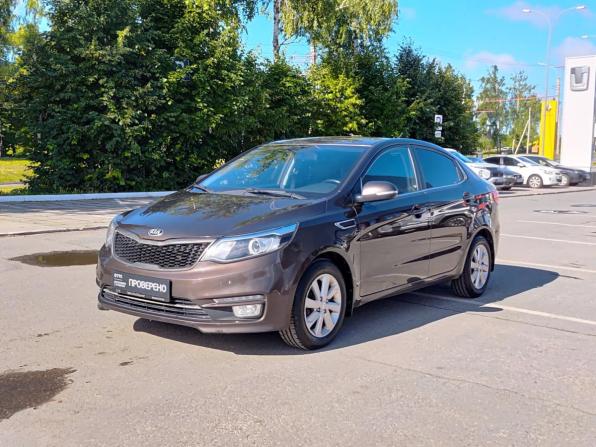 Kia Rio III Рестайлинг с пробегом 2017 года, цена 1 160 000 рублей, 97980 км, седан, Автокод Объявления