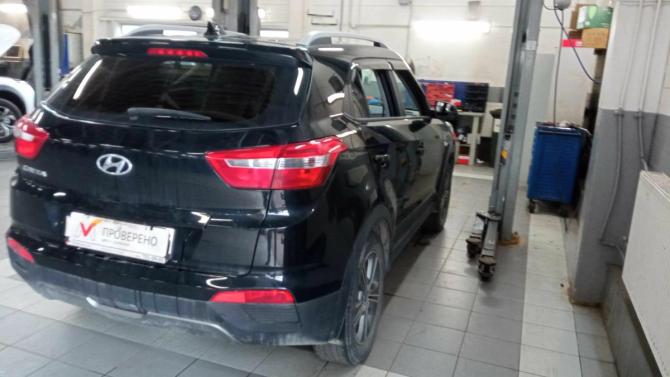 Hyundai Creta I с пробегом 2017 года, цена 1 399 000 рублей, 163771 км, внедорожник, Автокод Объявления