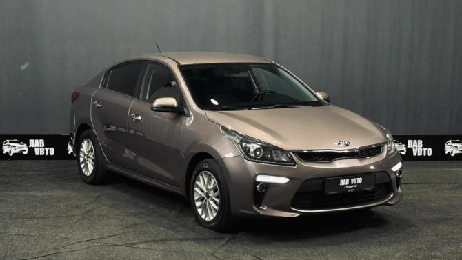 Kia Rio IV Рестайлинг с пробегом 2020 года, цена 1 680 000 рублей, 74100 км, седан, Автокод Объявления