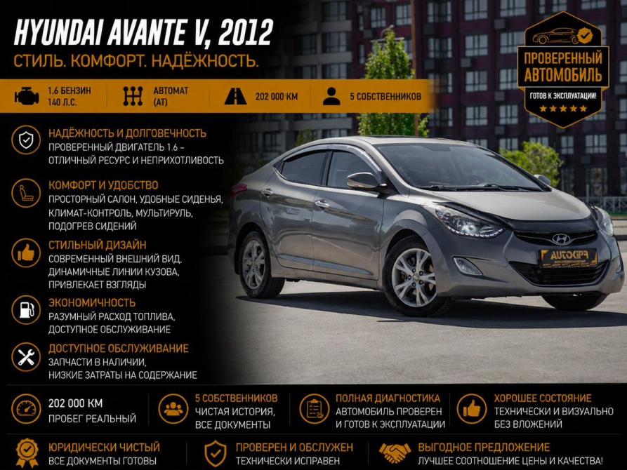 Hyundai Avante V Тюмень  - изображение 1