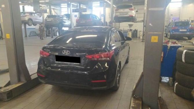 Hyundai Solaris II с пробегом 2018 года, цена 1 254 000 рублей, 112346 км, седан, Автокод Объявления