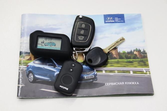 Hyundai Solaris I Рестайлинг с пробегом 2015 года, цена 825 250 рублей, 117076 км, хэтчбек, Автокод Объявления