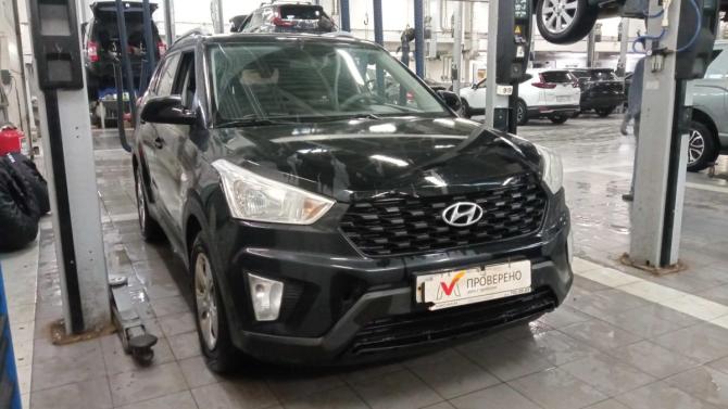 Hyundai Creta I Рестайлинг с пробегом 2021 года, цена 1 719 000 рублей, 82685 км, внедорожник, Автокод Объявления
