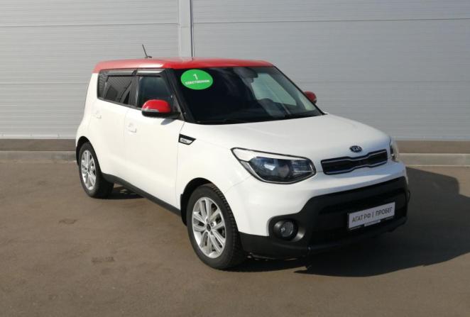 Kia Soul II Рестайлинг с пробегом 2018 года, цена 1 730 000 рублей, 56000 км, хэтчбек, Автокод Объявления