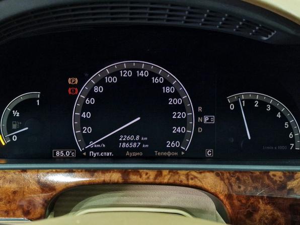 Mercedes-Benz S-Класс V (W221) с пробегом 2006 года, цена 1 300 000 рублей, 186581 км, седан, Автокод Объявления