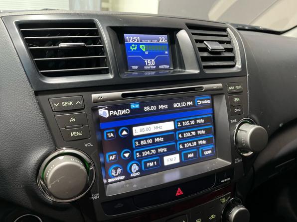 Toyota Highlander II (XU40) Рестайлинг с пробегом 2010 года, цена 1 620 000 рублей, 209500 км, внедорожник, Автокод Объявления