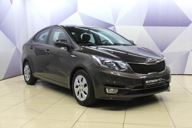 Kia Rio III Рестайлинг с пробегом 2016 года, цена 998 000 рублей, 189210 км, седан, Автокод Объявления