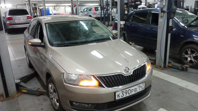 Skoda Rapid I Рестайлинг с пробегом 2019 года, цена 1 350 000 рублей, 55103 км, лифтбек, Автокод Объявления