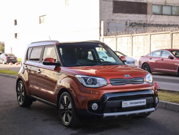 Kia Soul II Рестайлинг с пробегом 2018 года, цена 1 925 777 рублей, 73334 км, хэтчбек, Автокод Объявления