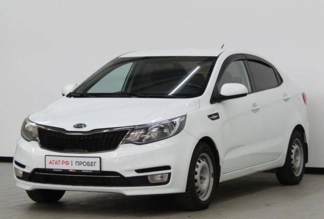 Kia Rio III Рестайлинг с пробегом 2016 года, цена 805 000 рублей, 118941 км, седан, Автокод Объявления