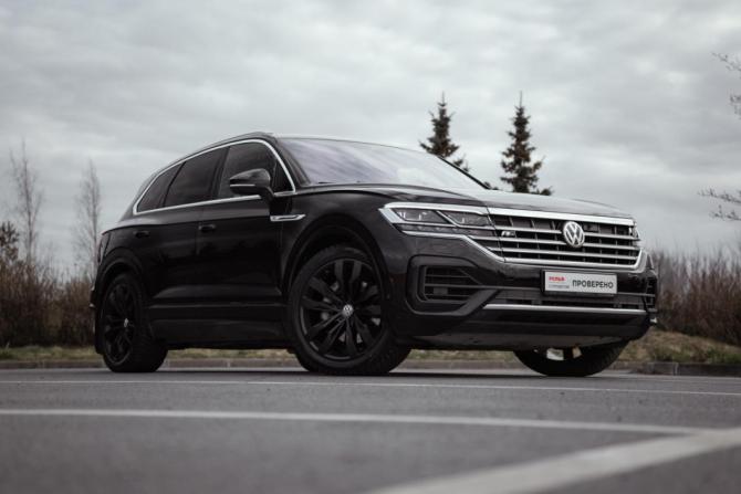 Volkswagen Touareg III с пробегом 2019 года, цена 4 799 700 рублей, 139885 км, внедорожник, Автокод Объявления