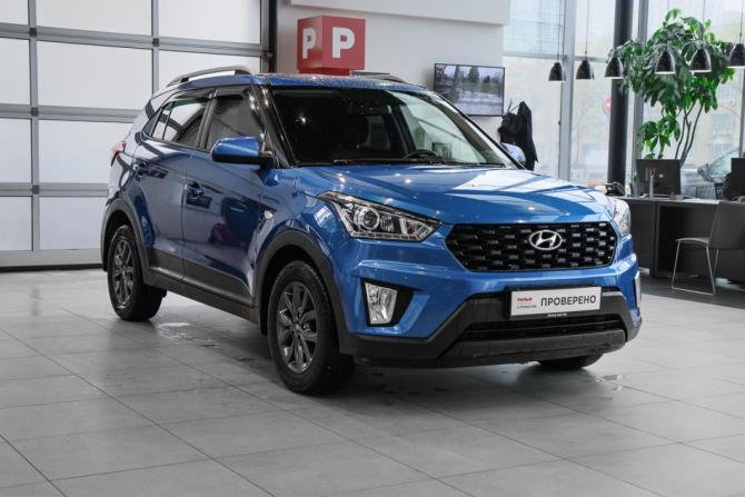 Hyundai Creta I Рестайлинг с пробегом 2020 года, цена 1 790 000 рублей, 121875 км, внедорожник, Автокод Объявления