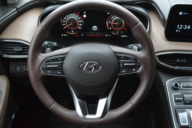 Hyundai Santa Fe IV Рестайлинг с пробегом 2021 года, цена 2 590 000 рублей, 168709 км, внедорожник, Автокод Объявления