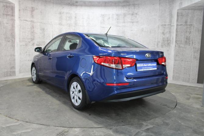 Kia Rio III Рестайлинг с пробегом 2015 года, цена 1 135 000 рублей, 86088 км, седан, Автокод Объявления