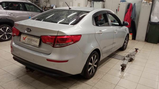 Kia Rio III Рестайлинг с пробегом 2016 года, цена 925 000 рублей, 183712 км, седан, Автокод Объявления
