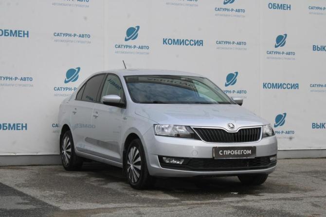 Skoda Rapid I Рестайлинг с пробегом 2019 года, цена 1 350 000 рублей, 80000 км, лифтбек, Автокод Объявления