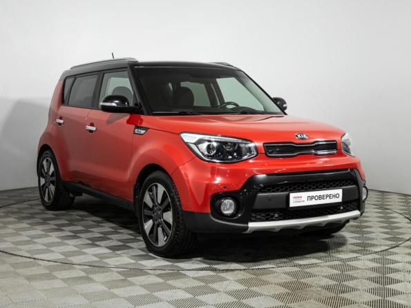 Kia Soul II Рестайлинг с пробегом 2018 года, цена 1 649 700 рублей, 96947 км, хэтчбек, Автокод Объявления