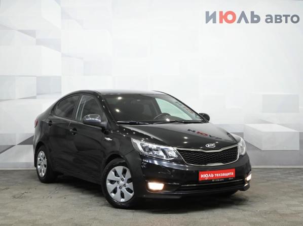 Kia Rio III Рестайлинг с пробегом 2017 года, цена 1 250 000 рублей, 128817 км, седан, Автокод Объявления