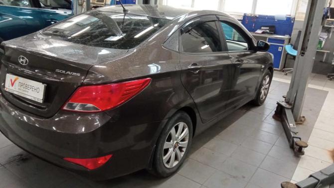 Hyundai Solaris I Рестайлинг с пробегом 2014 года, цена 899 000 рублей, 151272 км, седан, Автокод Объявления