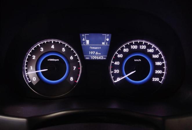 Hyundai Solaris I с пробегом 2014 года, цена 831 600 рублей, 109642 км, седан, Автокод Объявления