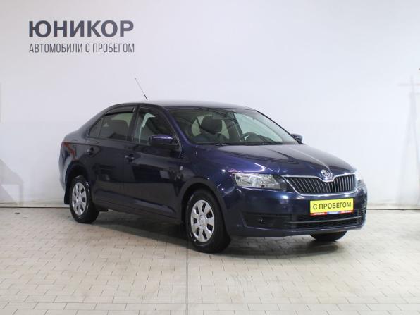 Skoda Rapid I с пробегом 2017 года, цена 1 159 000 рублей, 66025 км, лифтбек, Автокод Объявления
