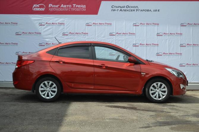 Hyundai Solaris I Рестайлинг с пробегом 2015 года, цена 820 000 рублей, 140670 км, седан, Автокод Объявления