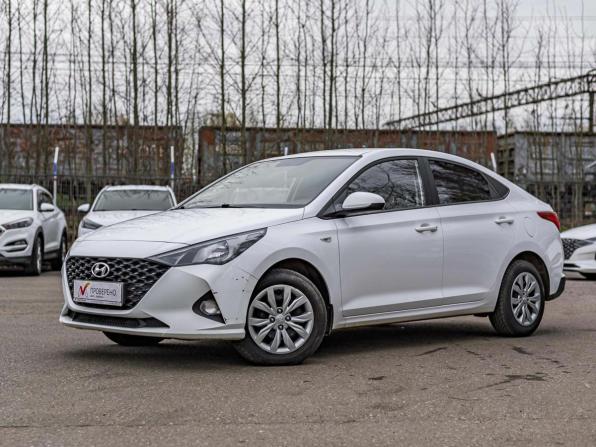 Hyundai Solaris II Рестайлинг с пробегом 2021 года, цена 1 380 000 рублей, 155578 км, седан, Автокод Объявления
