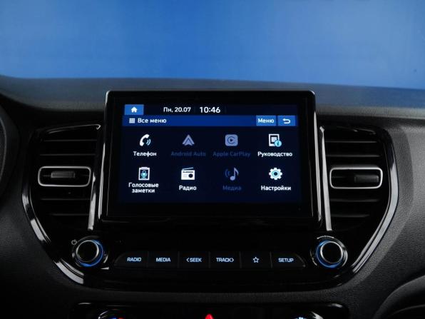 Hyundai Solaris II Рестайлинг с пробегом 2020 года, цена 1 643 444 рубля, 76540 км, седан, Автокод Объявления