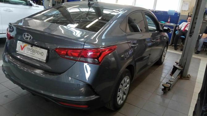 Hyundai Solaris II Рестайлинг с пробегом 2021 года, цена 1 650 000 рублей, 104570 км, седан, Автокод Объявления