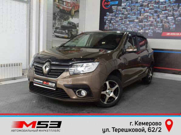 Renault Sandero II Рестайлинг с пробегом 2018 года, цена 949 995 рублей, 89640 км, хэтчбек, Автокод Объявления