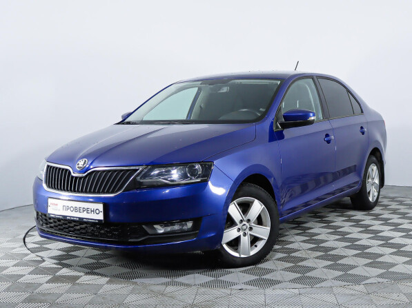 Skoda Rapid 2019 синий