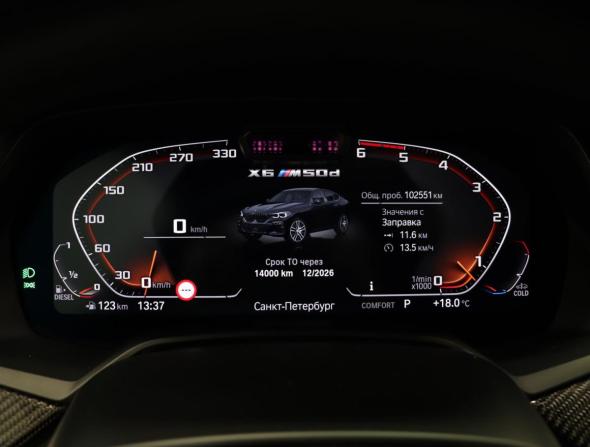 BMW X6 III (G06) с пробегом 2019 года, цена 7 290 000 рублей, 102551 км, внедорожник, Автокод Объявления