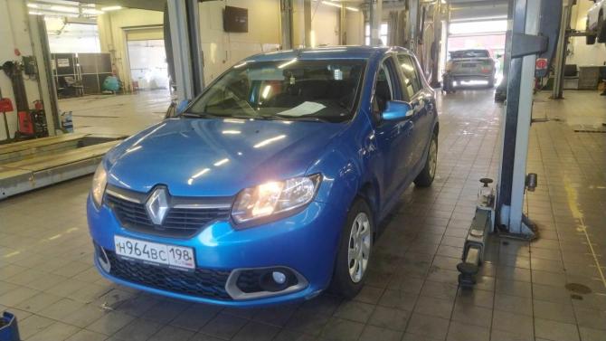 Renault Sandero II с пробегом 2015 года, цена 690 000 рублей, 137219 км, хэтчбек, Автокод Объявления
