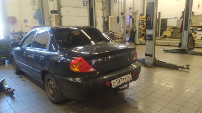 Kia Spectra I Рестайлинг 2 с пробегом 2008 года, цена 176 000 рублей, 275451 км, седан, Автокод Объявления