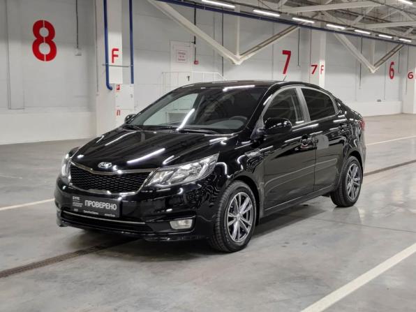 Kia Rio III Рестайлинг с пробегом 2016 года, цена 1 140 000 рублей, 46271 км, седан, Автокод Объявления