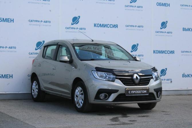 Renault Sandero II Рестайлинг с пробегом 2018 года, цена 980 000 рублей, 82000 км, хэтчбек, Автокод Объявления
