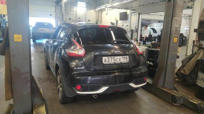 Nissan Juke I Рестайлинг с пробегом 2018 года, цена 1 275 000 рублей, 145103 км, внедорожник, Автокод Объявления