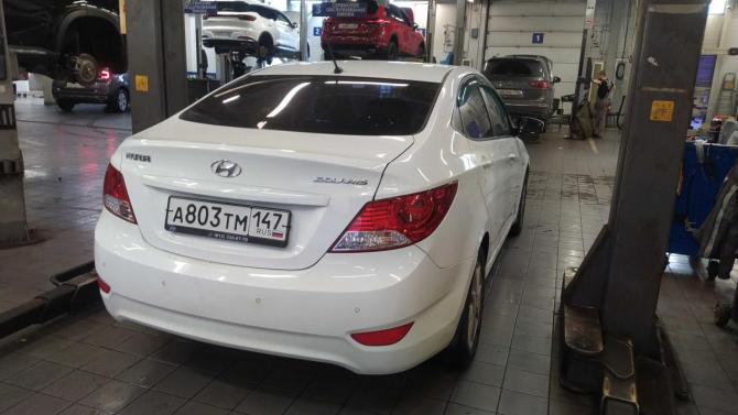 Hyundai Solaris I Рестайлинг с пробегом 2014 года, цена 822 000 рублей, 148255 км, седан, Автокод Объявления