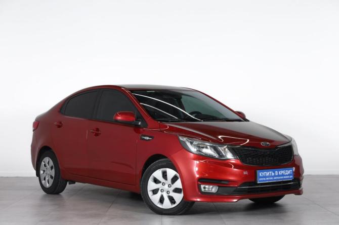 Kia Rio III Рестайлинг с пробегом 2017 года, цена 1 399 000 рублей, 57400 км, седан, Автокод Объявления